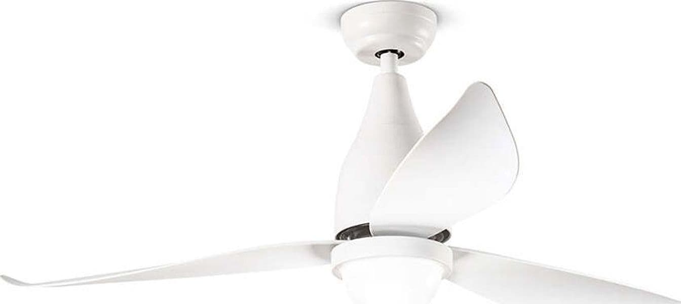 Ventilatore-Metallo-Bianco-3-Pale-Acrilico-Bianco-Diffusore-In-Acrilico-Satinato
