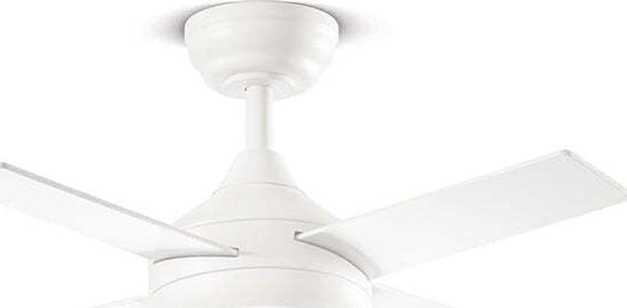 Ventilatore-Metallo-Bianco-Opaco-Led-18W-4-Pale-Legno-Bianco-Noce-Chiaro-Crux