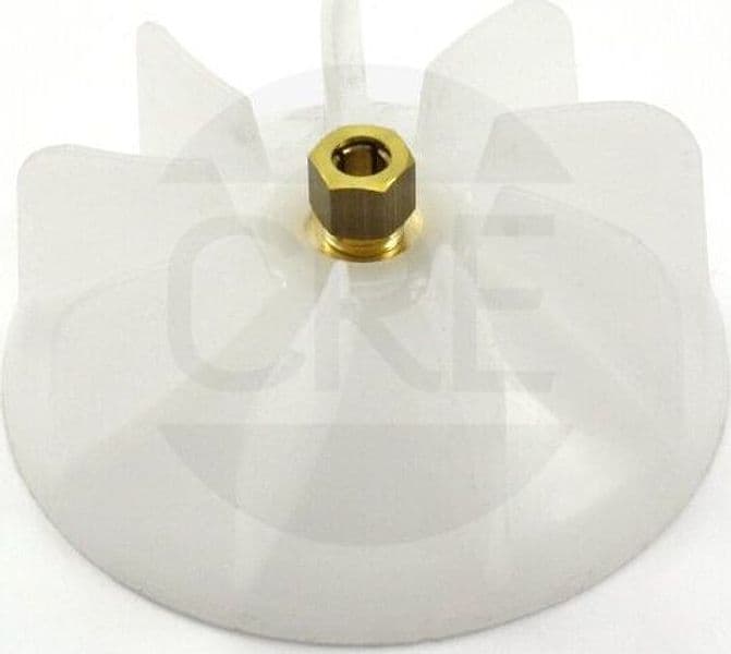 Ventola-Bianca-con-Dado-4mm-Compatibile-per-Phon-Asciugacapelli