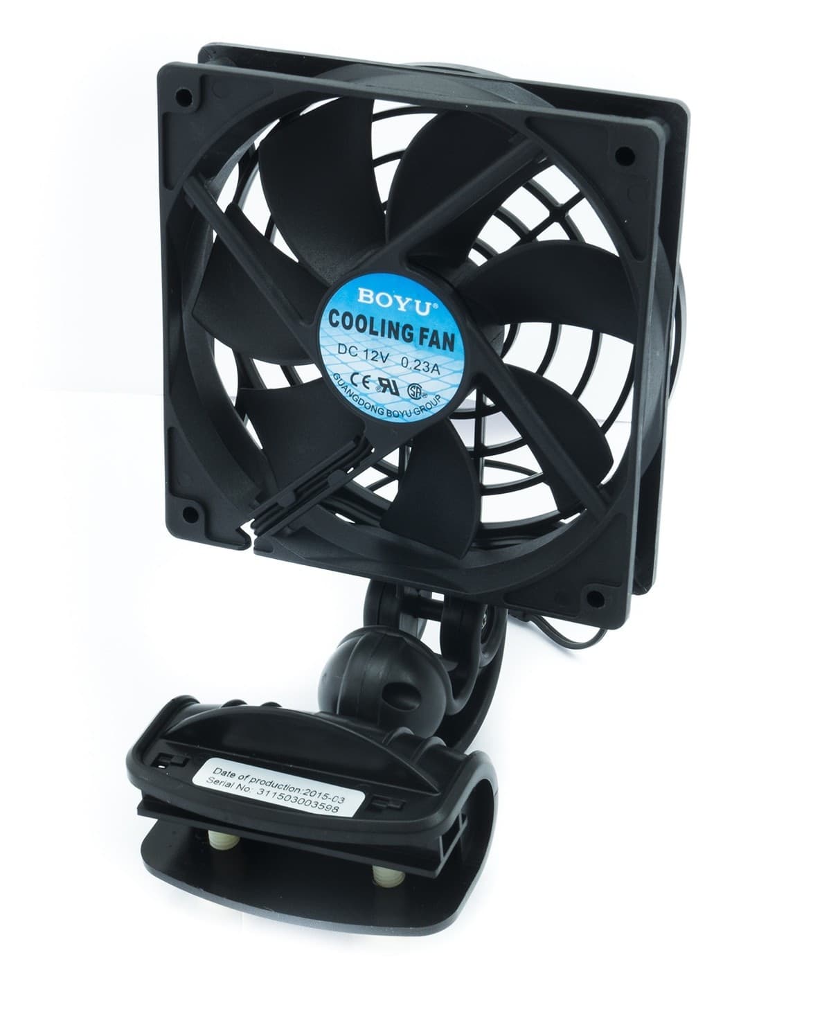 VENTOLA RAFFREDDAMENTO PER ACQUA ACQUARIO DOLCE MARINO FS-120A 4W 360° MORSETTO