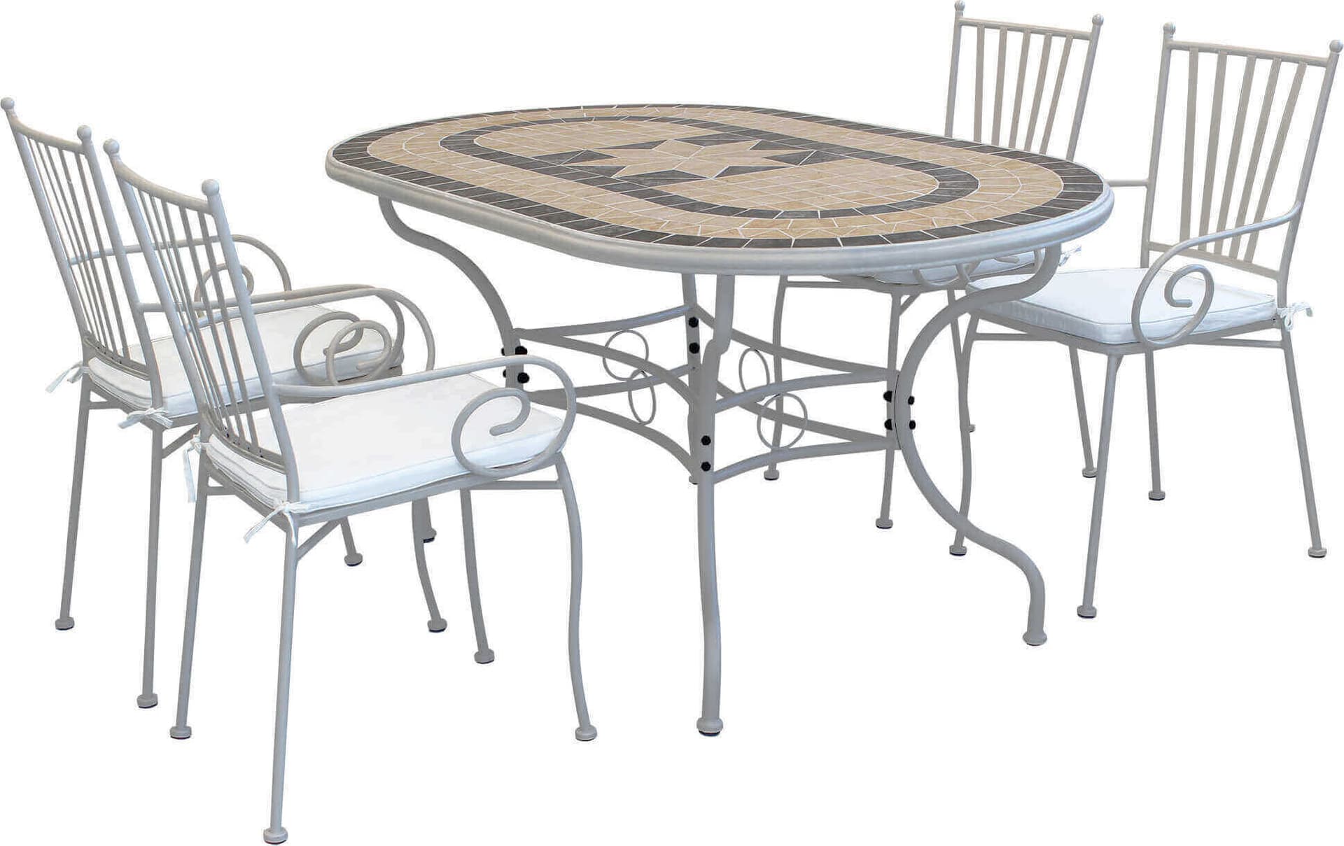 VENTUS---set-tavolo-da-giardino-con-piano-in-mosaico-160x90-compreso-di-4-poltrone-in-ferro-Tortora-Milani-Home