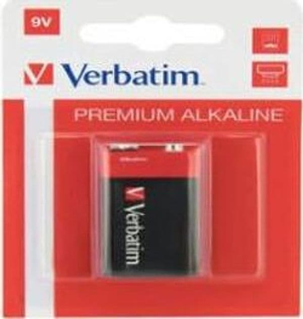 Verbatim - Pila alkalina torcia - 49924 - 9V Elettronica/Pile e caricabatterie/Pile monouso Eurocartuccia - Pavullo, Commerciovirtuoso.it