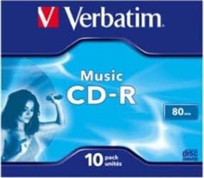 Verbatim - Scatola 10 CD-R Music Live It serigrafato - colorato - 43365 - 80min Elettronica/Informatica/Accessori/Supporti vergini/BD-R Eurocartuccia - Pavullo, Commerciovirtuoso.it