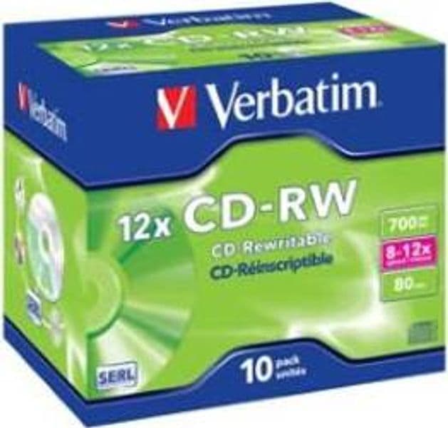 Verbatim - Scatola 10 CD-RW DataLife Plus - 8X-10X - serigrafato - 43148 - 700MB Elettronica/Informatica/Accessori/Supporti vergini/BD-R Eurocartuccia - Pavullo, Commerciovirtuoso.it