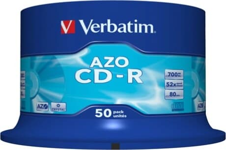 Verbatim - Scatola 50 CD-R DataLife Plus - 1X-52X - serigrafata crystal - 43343 - 700MB Elettronica/Informatica/Accessori/Supporti vergini/BD-R Eurocartuccia - Pavullo, Commerciovirtuoso.it