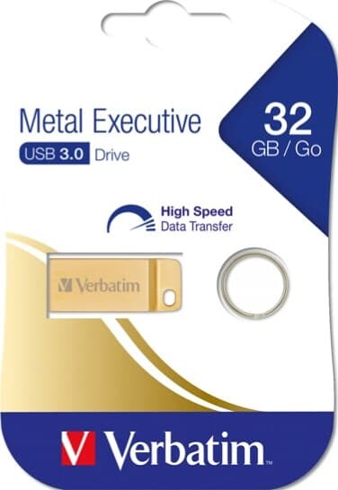 Verbatim - Usb 3.0 Metal Executive Drive - Oro - 99105 - 32GB Elettronica/Informatica/Dispositivi archiviazione dati/Dispositivi archiviazione dati esterni/PenDrive Eurocartuccia - Pavullo, Commerciovirtuoso.it