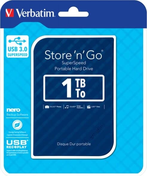 Verbatim - Usb 3.0 portatile Store 'N'Go 9 5mm drive - Blu - 53200 - 1TB Elettronica/Informatica/Dispositivi archiviazione dati/Dispositivi archiviazione dati esterni/Hard Disk esterni Eurocartuccia - Pavullo, Commerciovirtuoso.it
