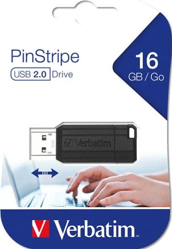 Verbatim - Usb Store'N'Go - Nero - 49063 - 16GB Elettronica/Informatica/Dispositivi archiviazione dati/Dispositivi archiviazione dati esterni/PenDrive Eurocartuccia - Pavullo, Commerciovirtuoso.it