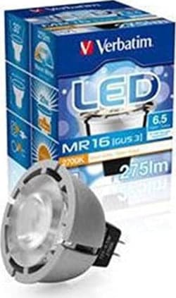 VERBATIN - LAMPADA LED MR 16 12V 6,5W GU5,3 275LM 2700K NATURAL WHITE