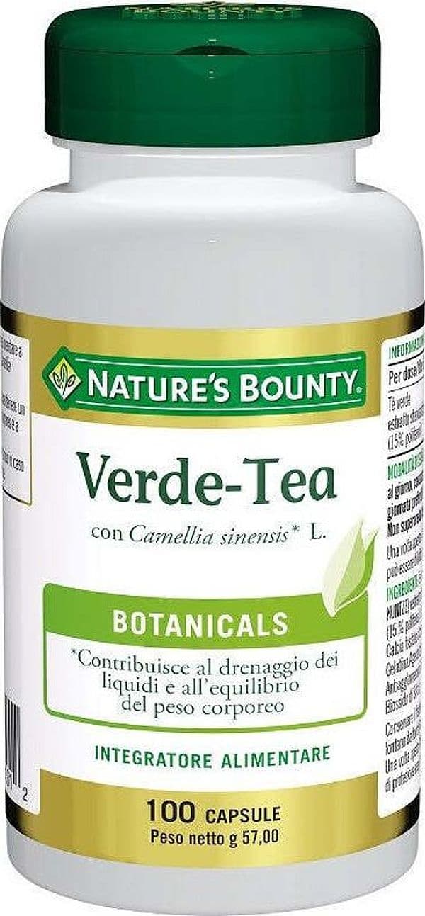 VERDE-TEA-integratore-alimentare-100-capsule-Nature's-Bounty