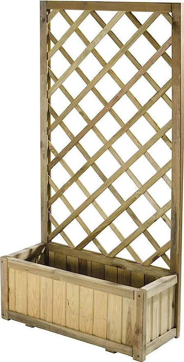 VERDELOOK-Fioriera-con-Griglia-a-Vasca-in-Legno-Impregnato-140x30x75cm