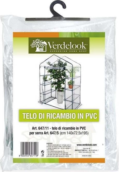 VERDELOOK Telo serra 8 ripiani Trasparente Giardino e giardinaggio/Giardinaggio/Serre e attrezzature per la germinazione/Sistemi serra Scontolo.net - Potenza, Commerciovirtuoso.it