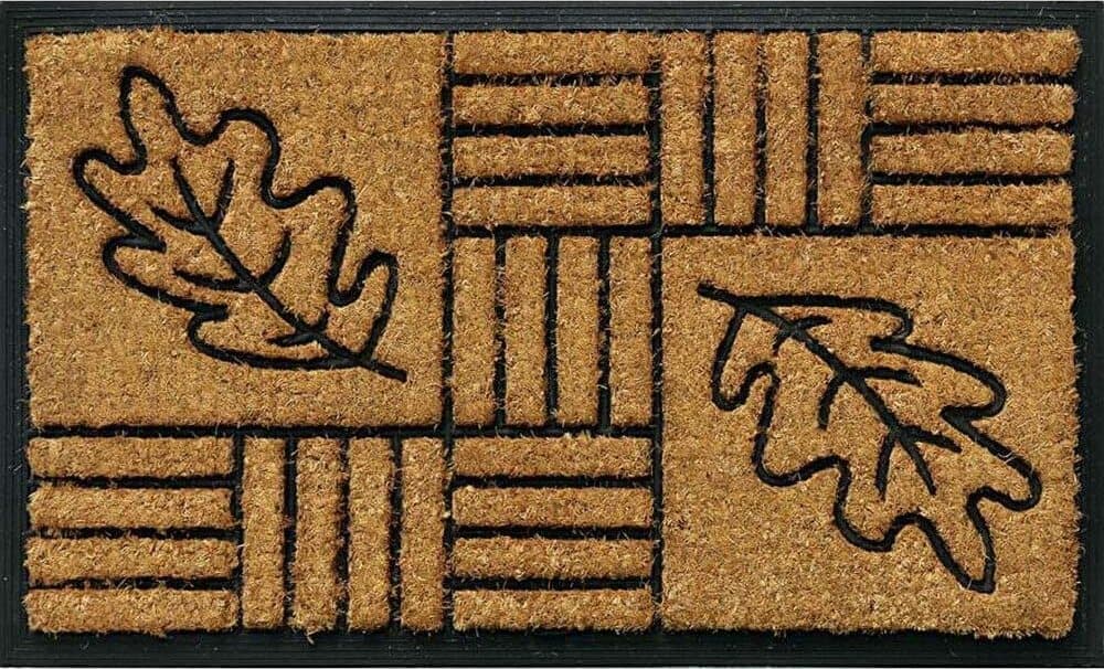 VERDEMAX-5445---ZERBINO-RETTANGOLARE-DISEGNO-FOGLIE-45x75cm
