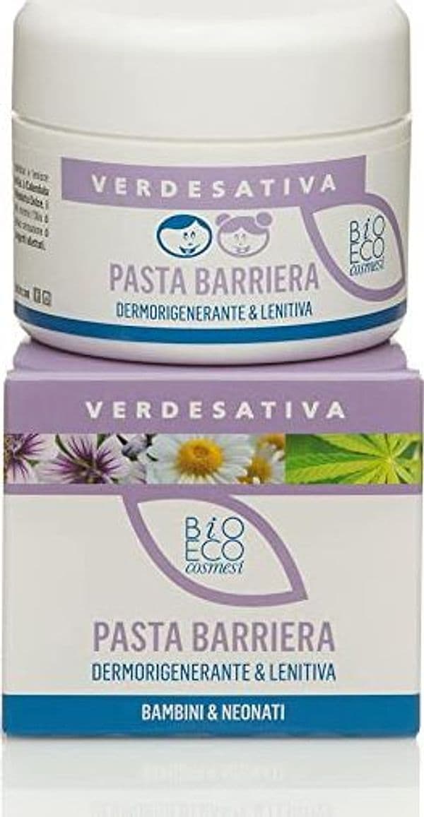 Verdesativa-BioBaby-Pasta-Barriera-(Crema-Pannolino)-Bio-&-Vegan---altamente-dermocompatibile---Dermorigenerante-ml-100
