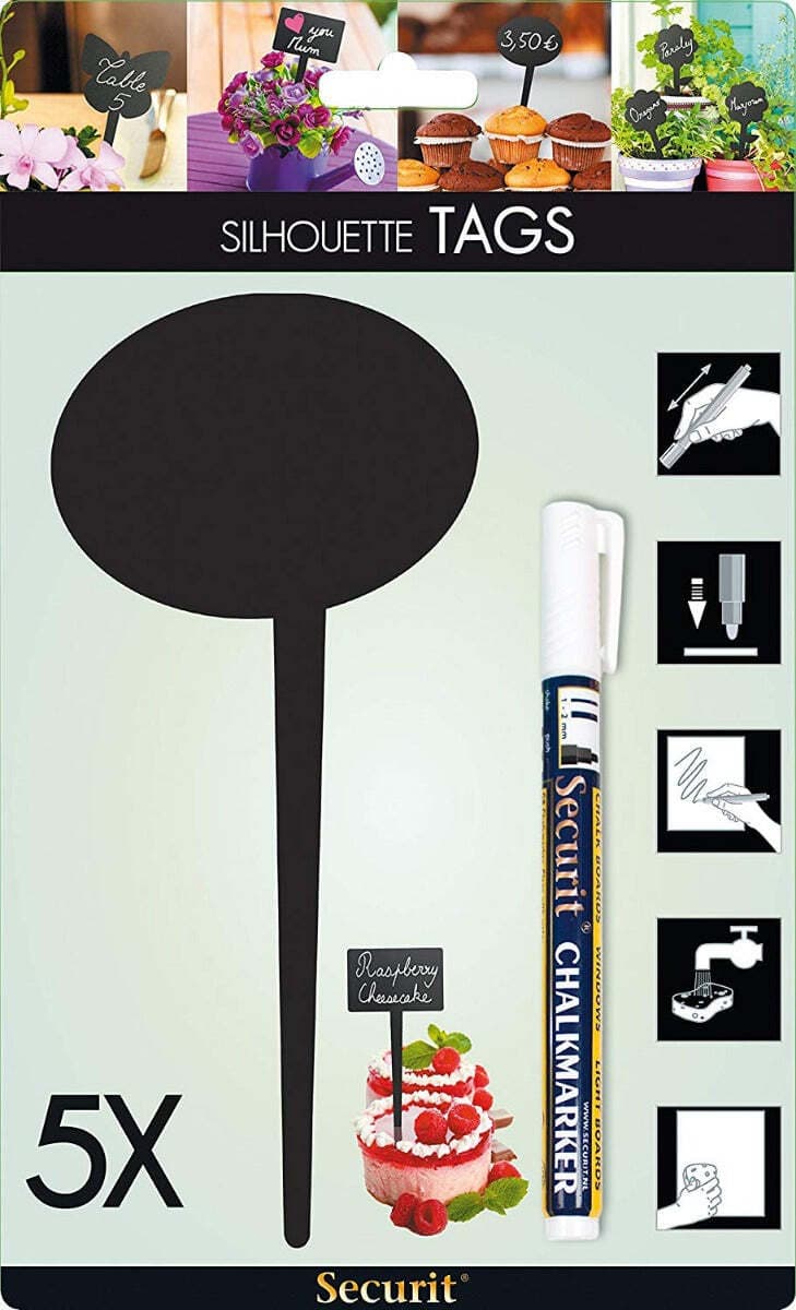 VERMES---SET-5-ETICHETTE-A-FORMA-DI-NUVOLETTA-CON-PENNARELLO-A-GESSO-LIQUIDO
