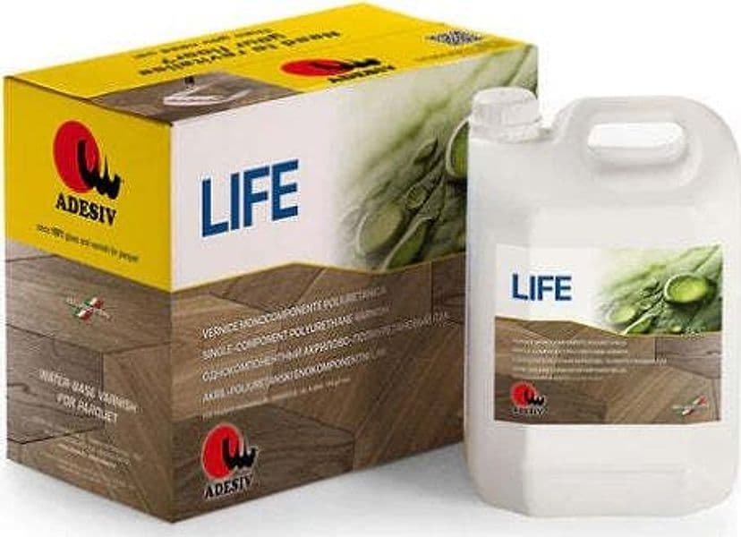 Vernice Life mono tonalità naturale, prodotto all'acqua per pavimento in legno 5Lt in Vernice a spray Eternal Brico - Ariano Irpino, commercioVirtuoso.it