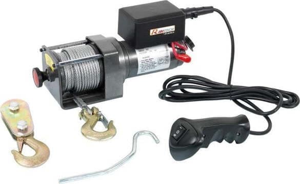 VERRICELLO ARGANO PARANCO 12V CAVO ACCIAIO TELECOMANDO MAX 1134KG MOD.PE12V-2500
