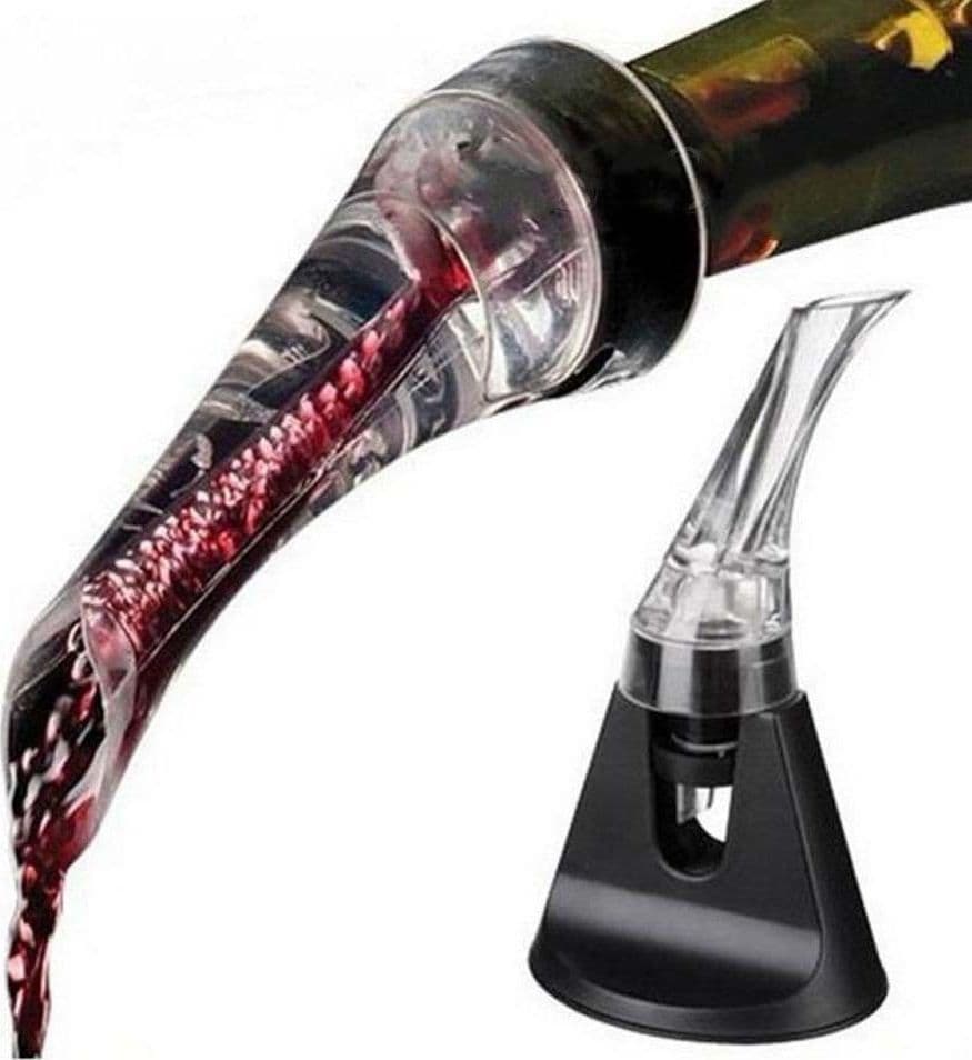VERSA VINO VERSAVINO SISTEMA AD AERAZIONE SUPPORTO DOPPIA AZIONE DECANTAZIONE Casa e cucina/Organizzazione interni/Contenitori e barattoli da cucina/Dosatori e contenitori/Dosatori ed erogatori per condimenti Trade Shop italia - Napoli, Commerciovirtuoso.it