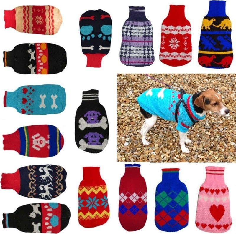 VESTITI PER CANE MAGLIONE MAGLIA taglia XS/S 15 A 30 CM CALDO INVERNO CANE GATTO Trade Shop italia - Napoli, Commerciovirtuoso.it