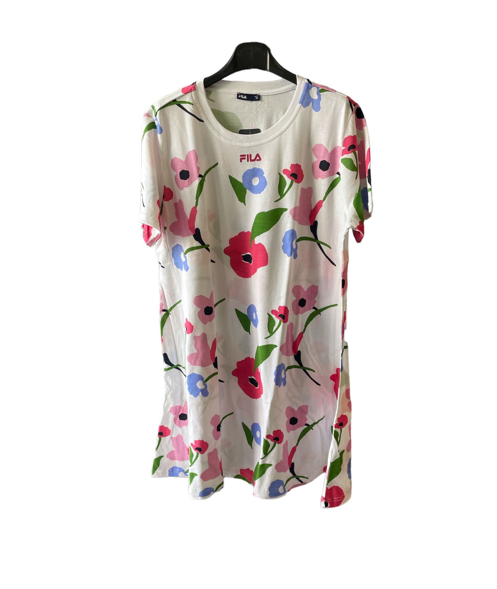 Vestitino Donna Fantasia Fiori Mezza Manica 100% Cotone - Fila 4170 in Camicie da notte Falco Biancheria - Parete, commercioVirtuoso.it