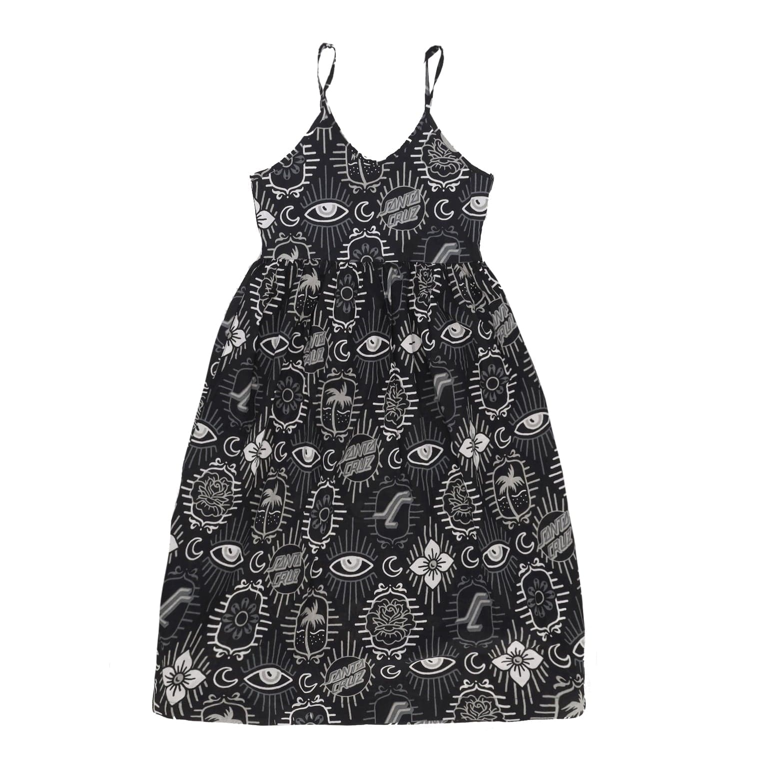 SANTA CRUZ Vestito Donna Patchwork Dress Black Patchwork da donna in Gonne pantalone Drestige - Casamassima, commercioVirtuoso.it