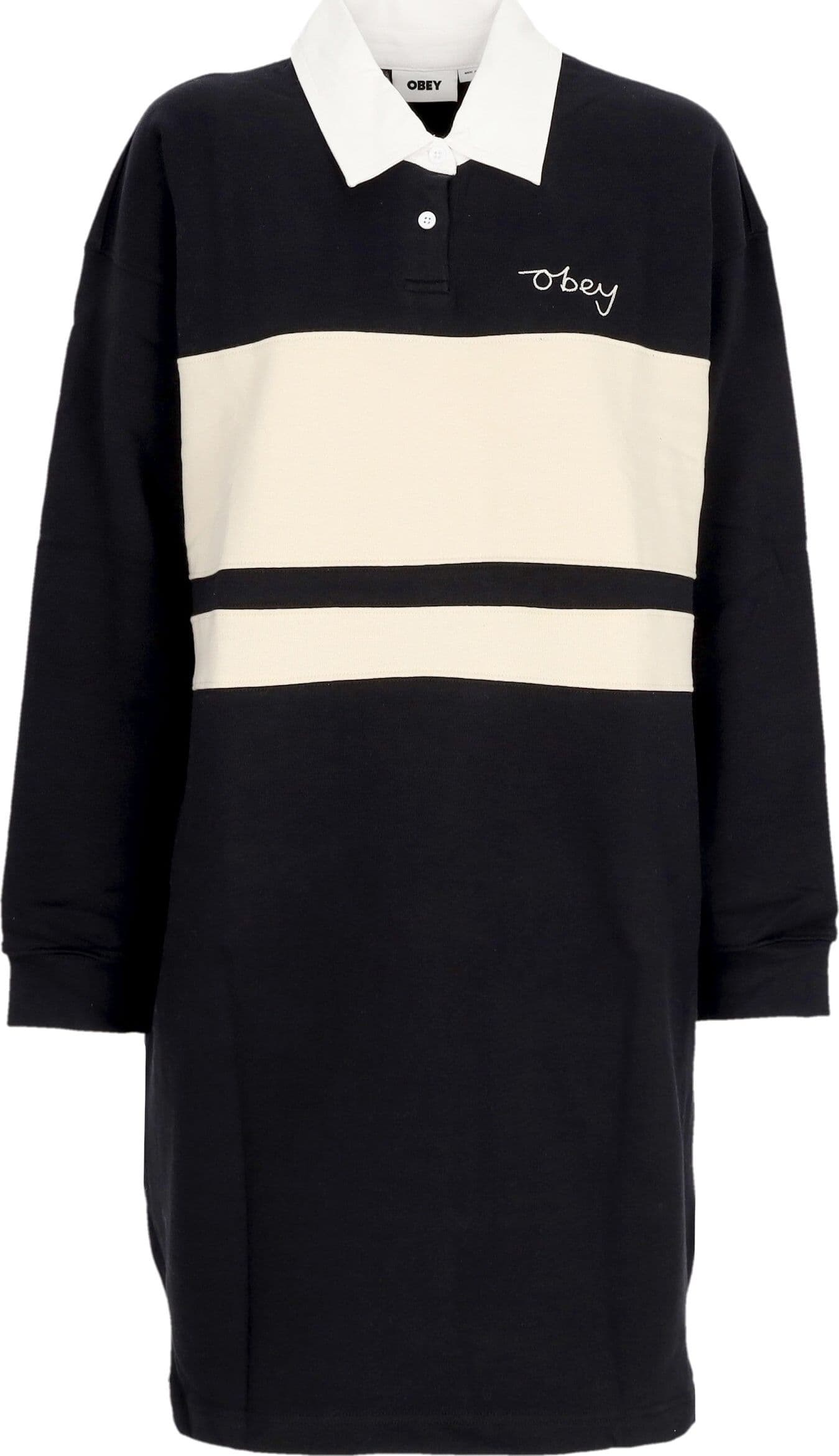 OBEY Vestito Donna W Session Rugby Dress Digital Black da donna in Tailleur con abito Drestige - Casamassima, commercioVirtuoso.it