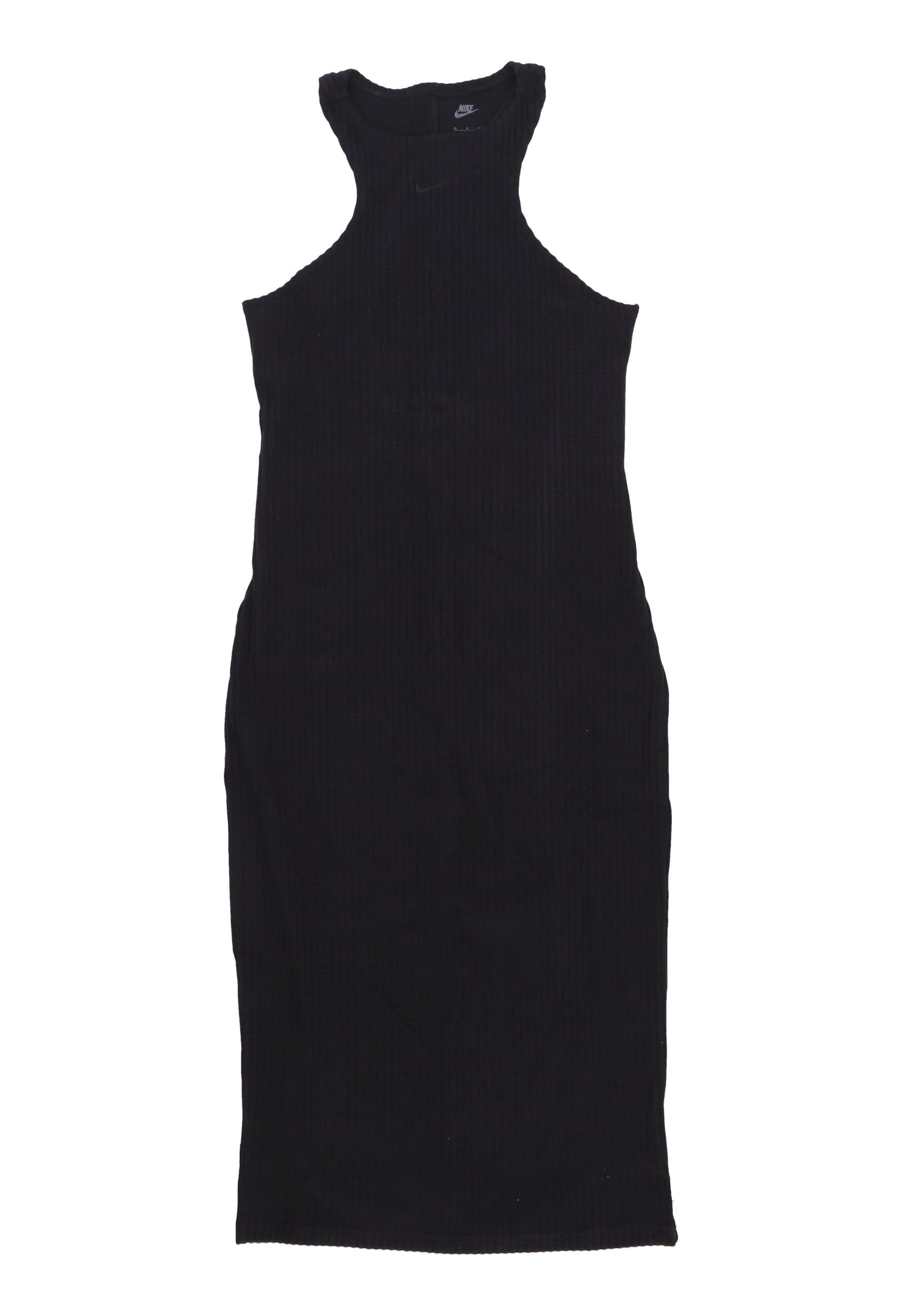 Nike Vestito Donna W Sportswear Chill Knit Rib Midi Dress Black/black da donna in Abiti Drestige - Casamassima, commercioVirtuoso.it
