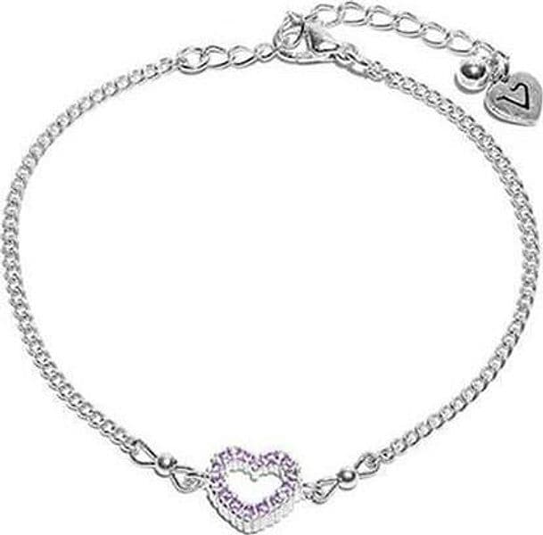 VESTOPAZZO---BRACCIALE-CATENA-CUORE-MICRO-Z-LILLA