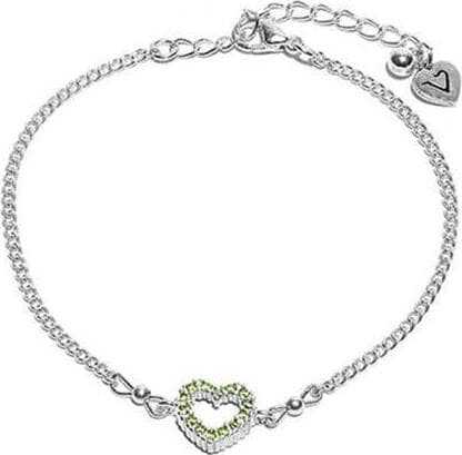 VESTOPAZZO---BRACCIALE-CATENA-CUORE-MICRO-Z-VERDE