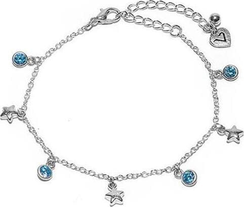 VESTOPAZZO---BRACCIALE-CHARMS-ZIRCONI/STELLE-AZ