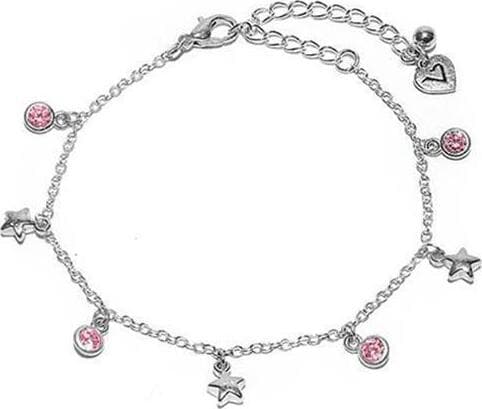 VESTOPAZZO---BRACCIALE-CHARMS-ZIRCONI/STELLE-RS