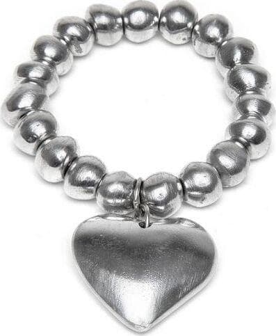 VESTOPAZZO---BRACCIALE-ELASTICO-SFERE-GRANDI/CUORE