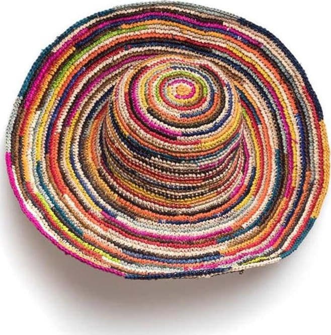 VESTOPAZZO---CAPPELLO-RAFIA-CROCHET-MULTICOLOR