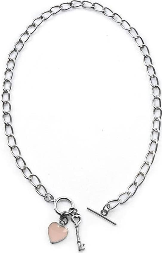 VESTOPAZZO---COLLANA-CATENA-T-BAR-CUORE-ROS