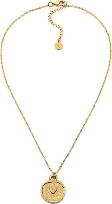 VESTOPAZZO---Collana-con-Pendente-Moneta-Cuore
