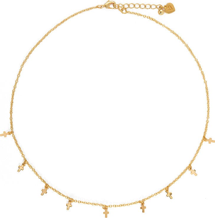 VESTOPAZZO---COLLANA-CORTA-CHARMS-CROCI