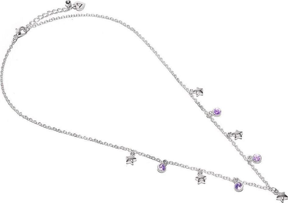 VESTOPAZZO---GIROCOLLO-CHARMS-ZIRCONI/STELLE-LILLA