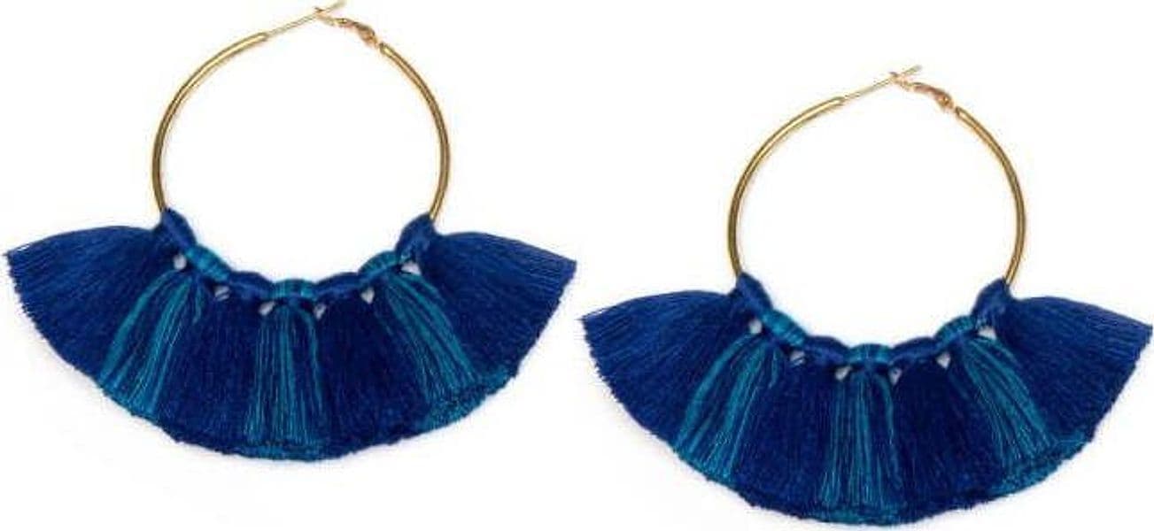 VESTOPAZZO---ORECCHINI-CERCHIO-TASSEL