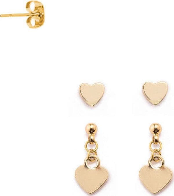 VESTOPAZZO---ORECCHINI-CUORE-&-PENDENTE-CUORE