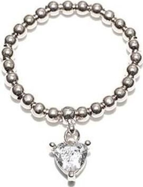 VESTOPAZZO-ANELLO-Donna--ELASTICO-PENDENTE-CUORE
