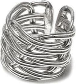 VESTOPAZZO-Anello-Donna-FASCIA-INTRECCIATA