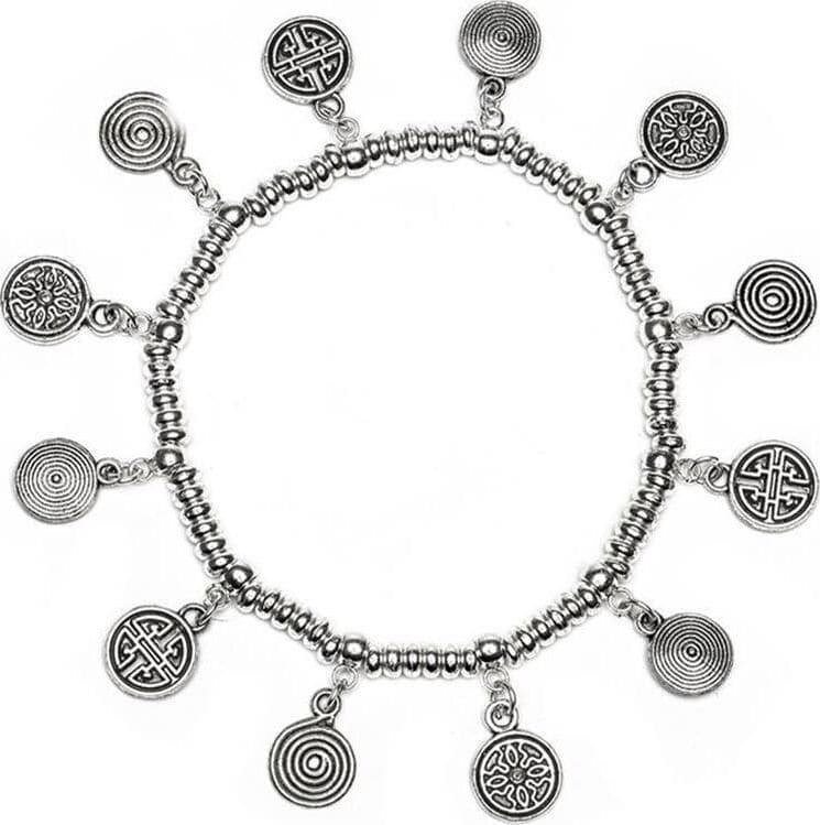 VESTOPAZZO--BRACCIALE-ELASTICO-MONETE-INCA