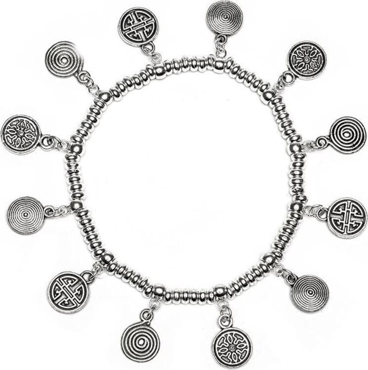 VESTOPAZZO--BRACCIALE-ELASTICO-MONETE-INCA