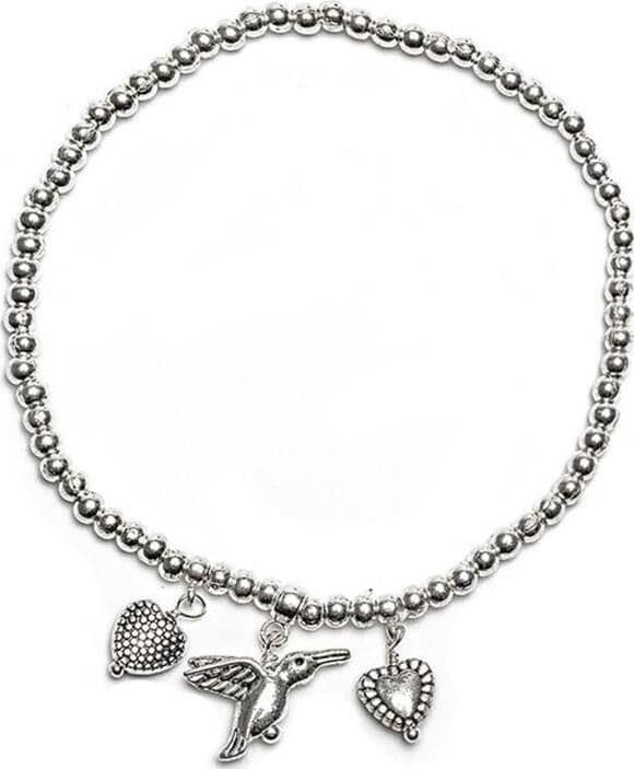 VESTOPAZZO--BRACCIALE-ELASTICO-PENDENTE-COLIBRI