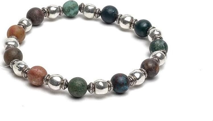 VESTOPAZZO--BRACCIALE-ELASTICO-SFERE-MULTICOLOR