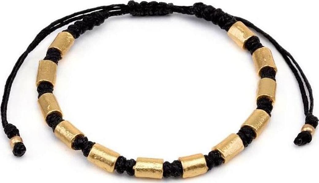 VESTOPAZZO--BRACCIALE-REGOLABILE-MACRAME'-CILINDRI