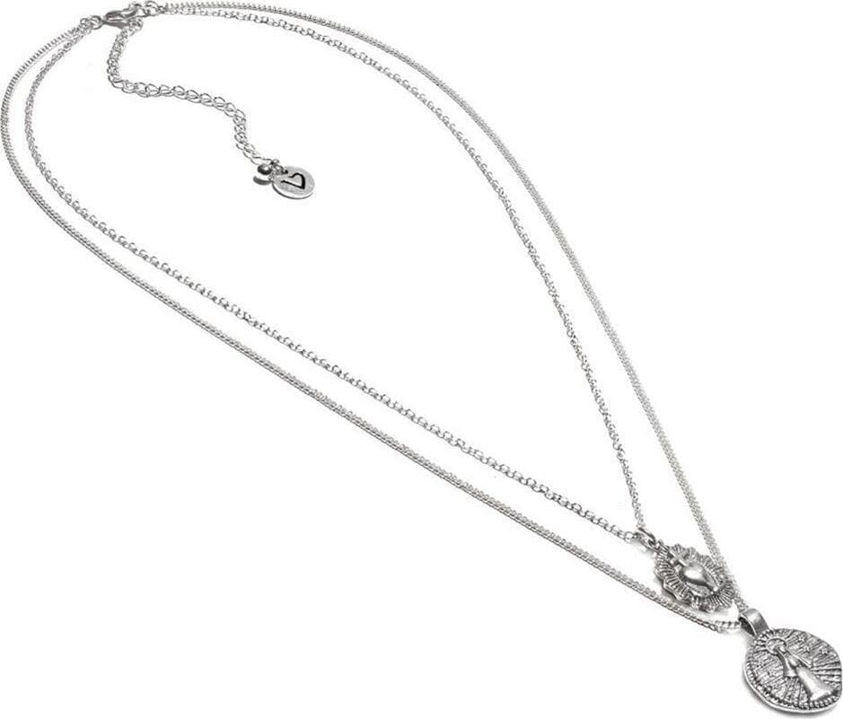 VESTOPAZZO--COLLANA-2-CATENE-CUORE-SACRO