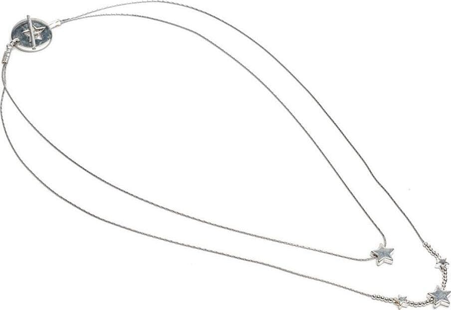 VESTOPAZZO--COLLANA-2-MICRO-CATENE-STELLE