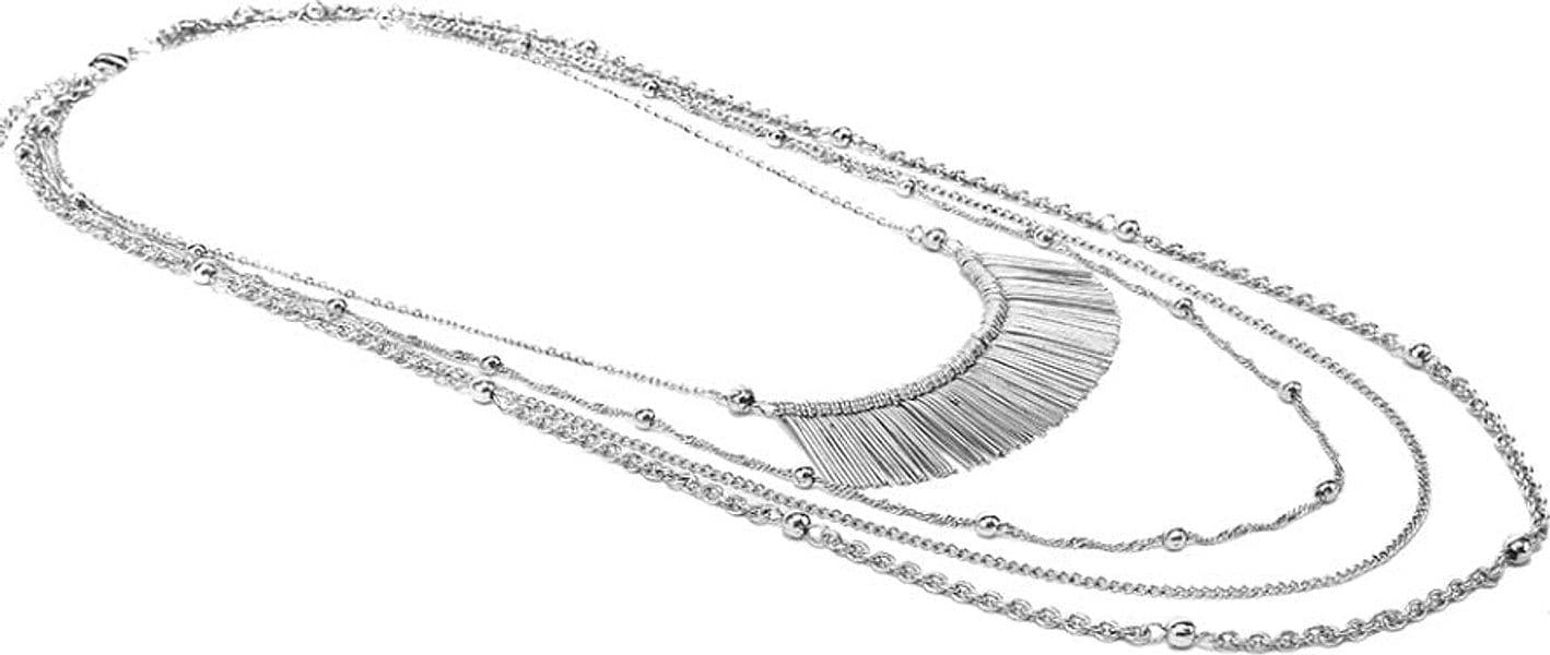 VESTOPAZZO--COLLANA-4-CATENE-SPILLI