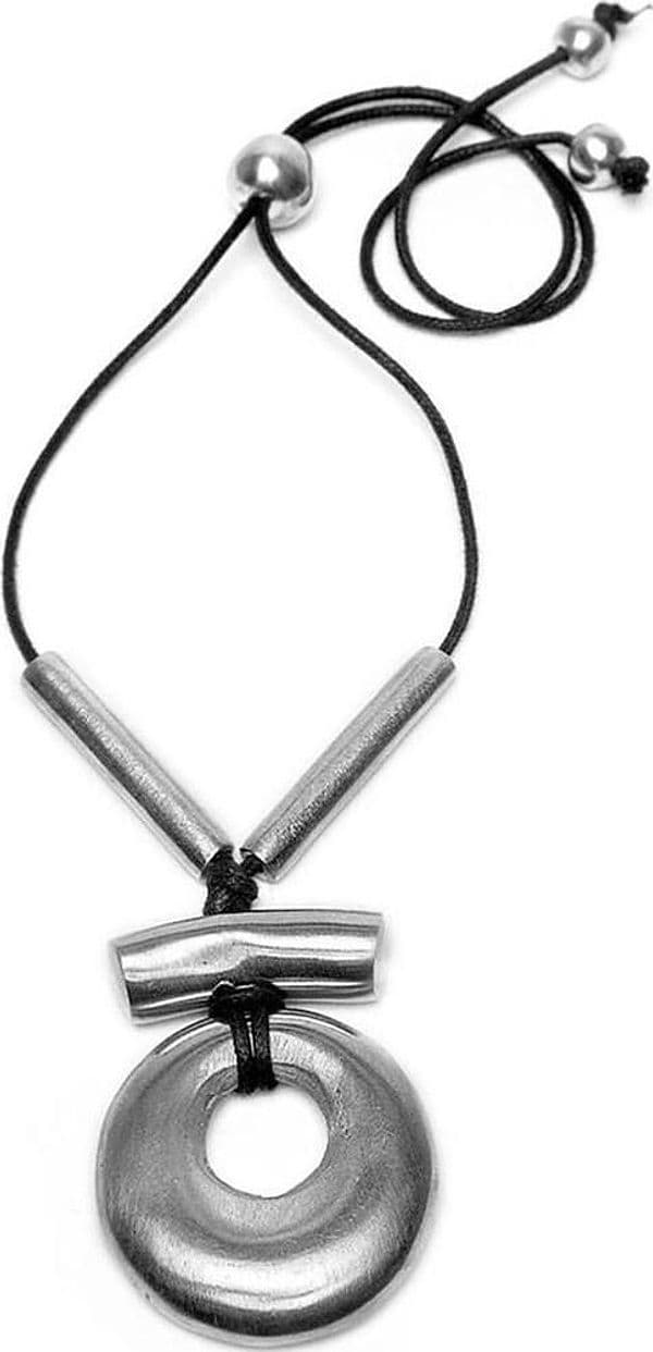 VESTOPAZZO--COLLANA-PENDENTE-CON-BARRE-E-CERCHIO-BOMBATO